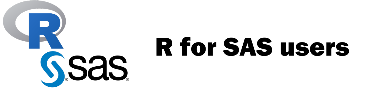 R for SAS users lesson logo