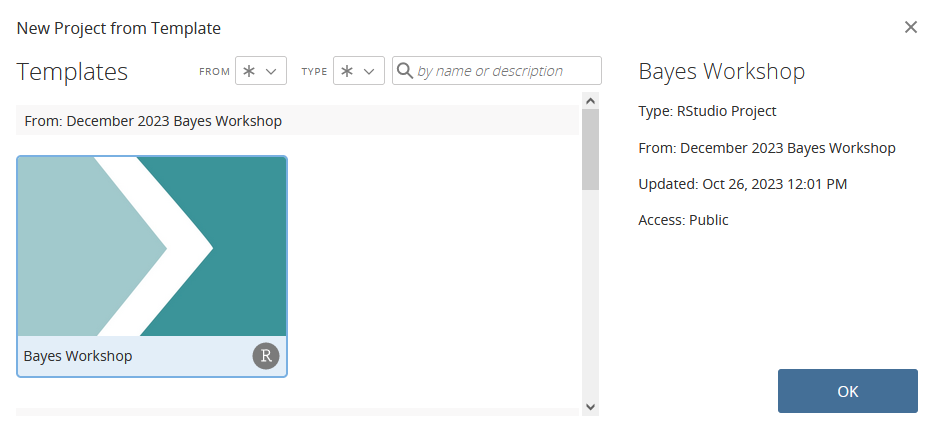 select Bayes Workshop template